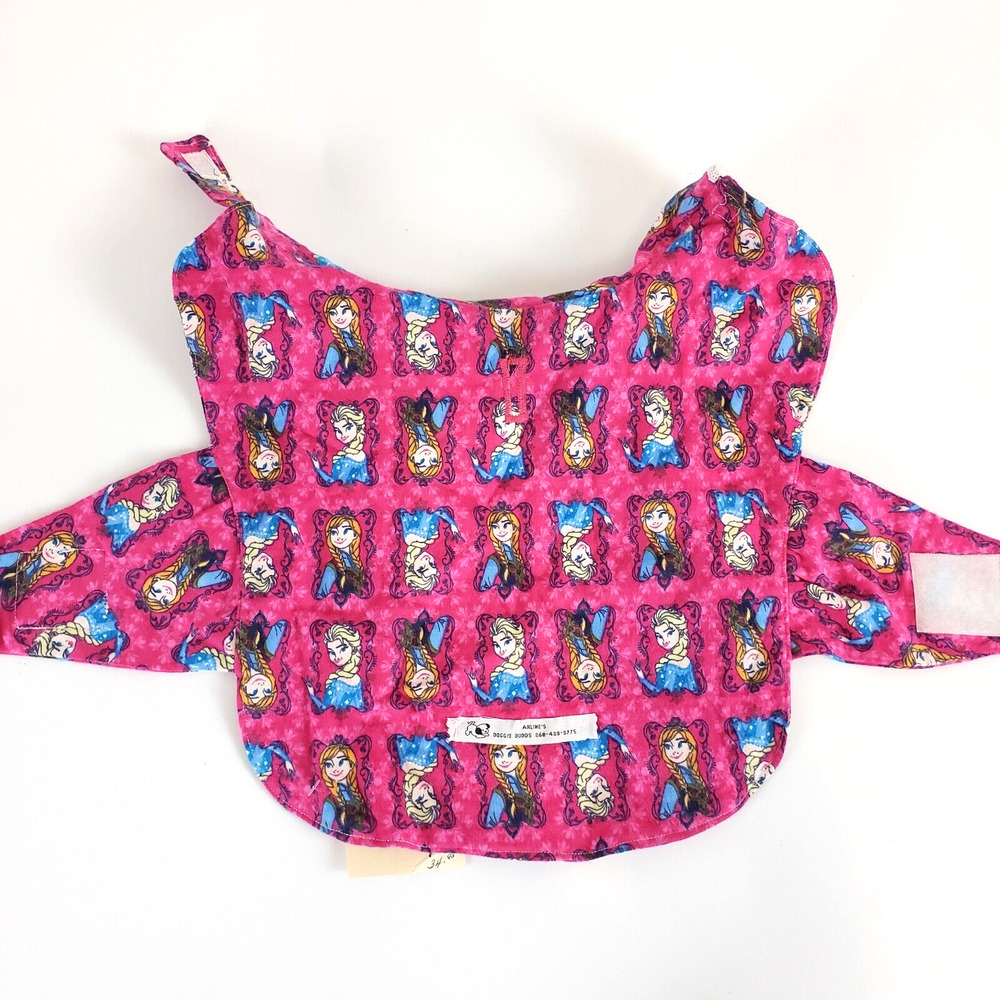 NEW!! Handmade Frozen Doggie Pink Outfit Pet Dog Ana Elsa 7-11 lbs - Picture 3 of 7